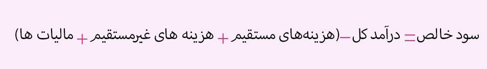 سود خالص و سود ناخالص چیست ؟ فرمول محاسبه با مثال 3 فرمول سود خالص