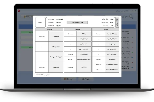 چاپ سود و زیان