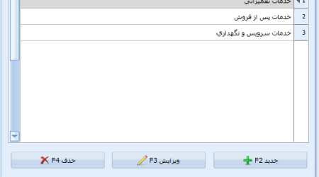 انتخاب گروه خدمات
