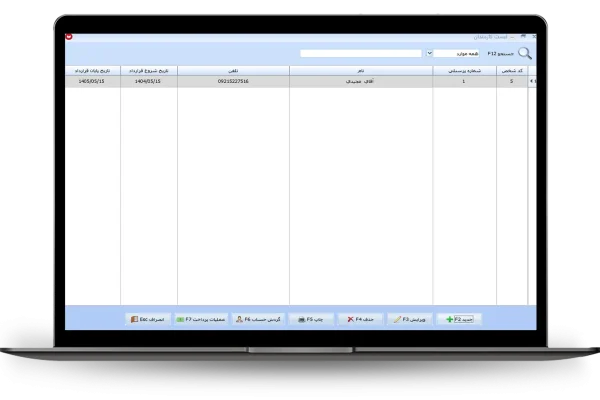 لیست کارمندان